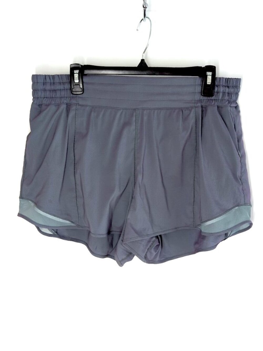 Lululemon Hotty Hot HR Shorts 4" Iridescent Tidewater Teal/Power Purple 14 run